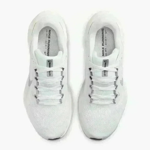 Bling Nike Pegasus 41 Womens White Sneakers Shoes Customized with Crystals - Picture 4 of 6